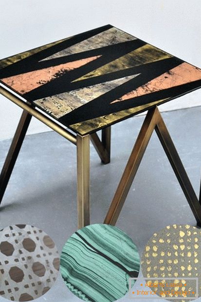 Stworzenie stołu z lustrzanym papierem