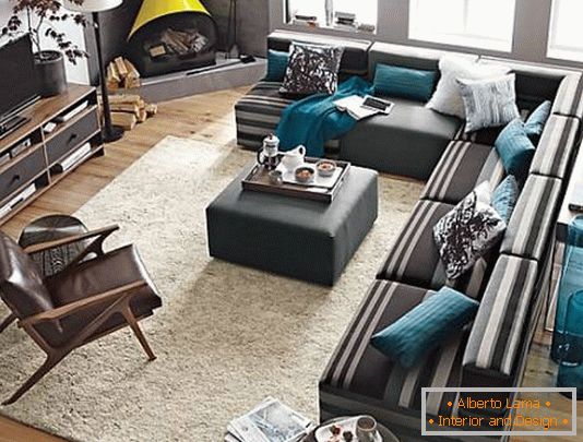 stylowa-modułowa sofa