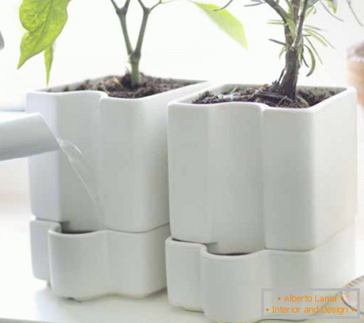 doniczka dla roślin z ceramiki szkliwionej SOTCITRON