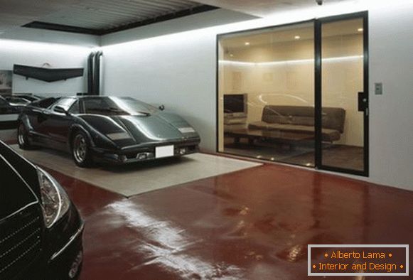 Znakomity garaż dla luksusowych samochodów