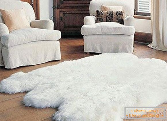 biały puszysty dywan, zdjęcie 51