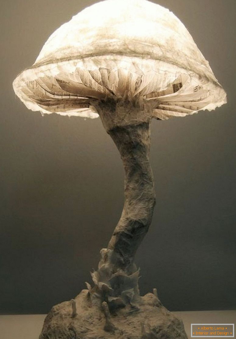 Lampa w postaci grzybka
