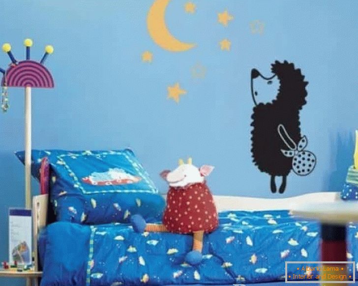 Malowanie ścian w pokoju dziecinnym