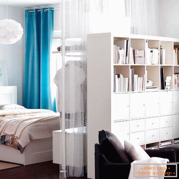 Jak oddzielić sypialnię w układzie jednopokojowego mieszkania