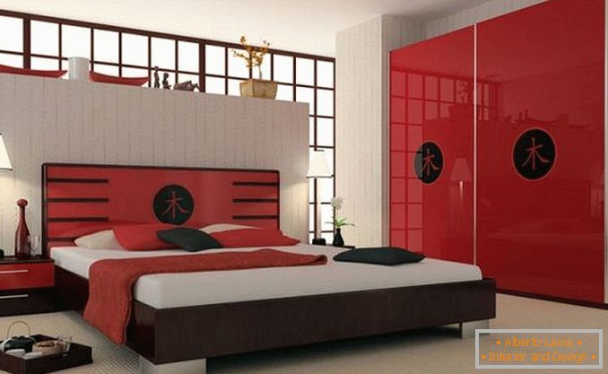 czerwona sypialnia, zdjęcie 11