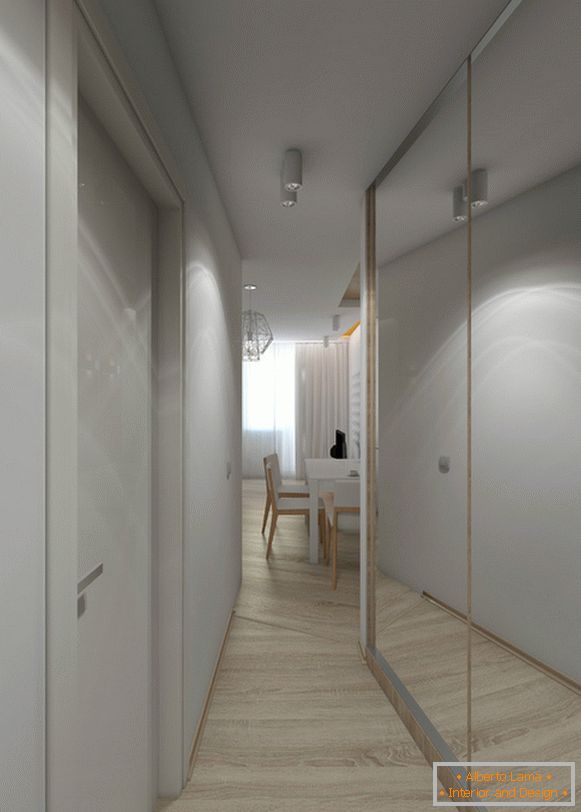 projekt małego apartamentu typu studio 25 кв м 