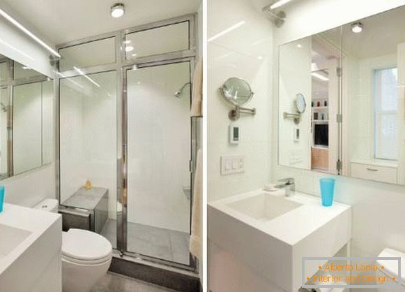 Projekt łazienki w małym mieszkaniu o powierzchni 40 m2