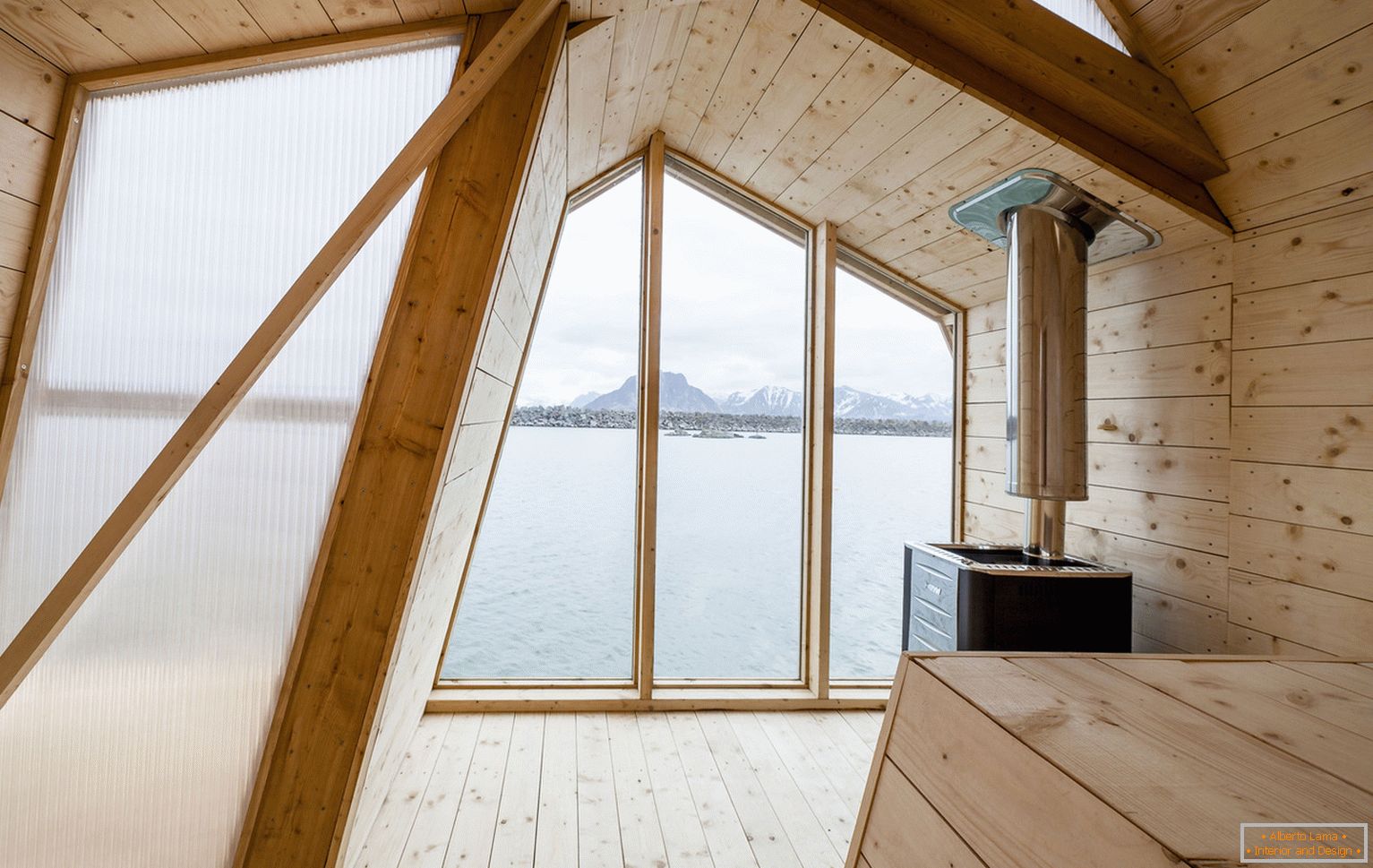 Projekt domku rybackiego w Norwegii
