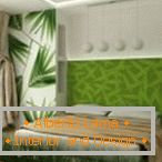 Akcesoria w sypialni w zielonych kolorach