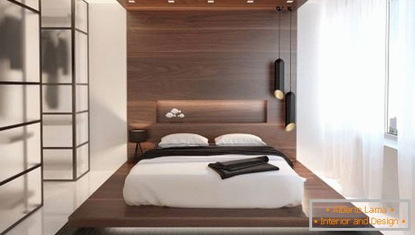 Szafa szafa w małej sypialni - nowoczesne pomysły 2016