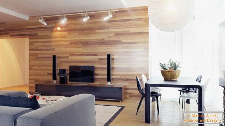 sofa-zestaw-do-salonu-design-salon-z drewnianymi ścianami