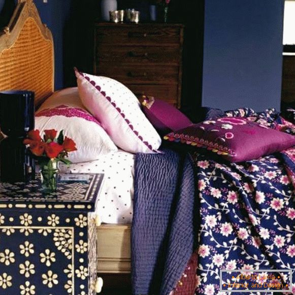 Wystrój sypialni w stylu marokańskim