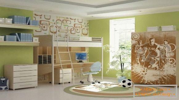 Wnętrze dziecięcego pokoju prostokątnego, zdjęcie 16