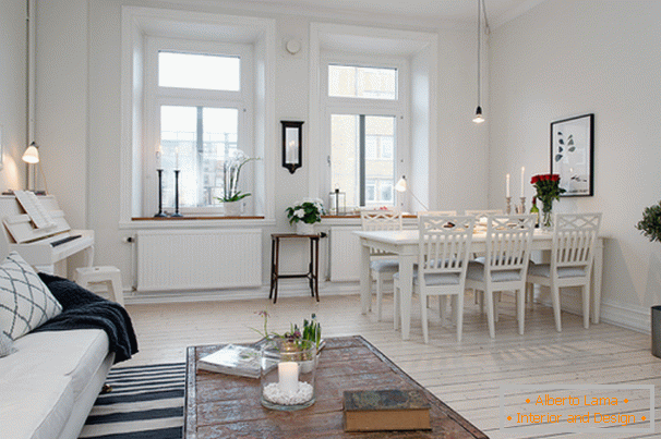 Salony i jadalnie w skandynawskim stylu w Göteborgu