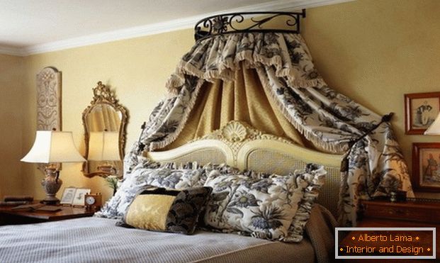 zdjęcie sypialni w stylu francuskim