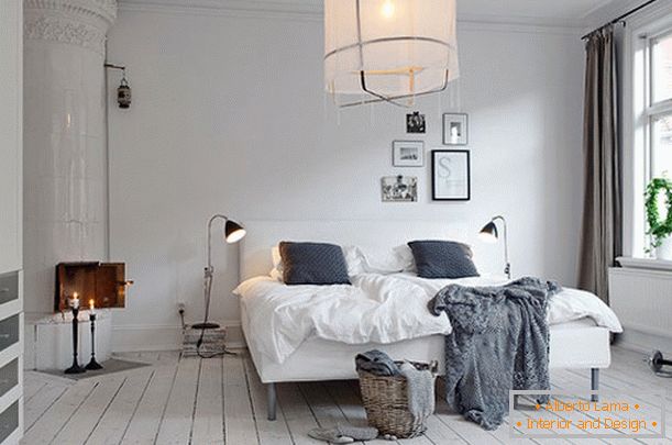 projektowanie sypialni w skandynawskim stylu