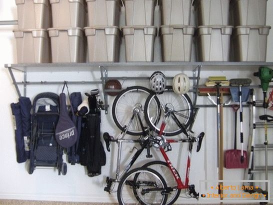 Zamów w garażu - Правильно организованные инструменты для ремонта и Метод хранения велосипедов и других предметов