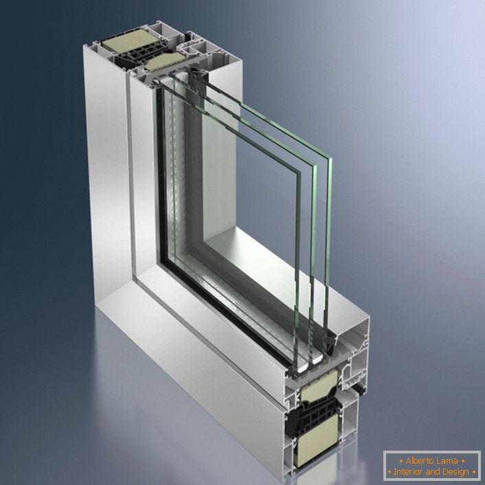 Aluminiowy profil okiennyс термоизоляцией