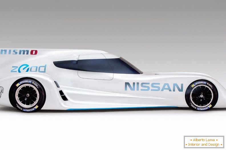 Koncepcja wyścigowego samochodu elektrycznego ZEOD RC od Nissana