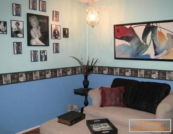 Domowe tapety tapety na zdjęciu w salonie