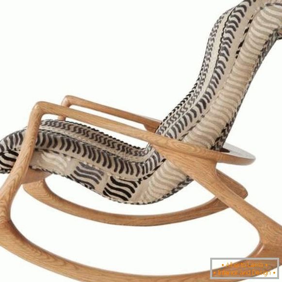 drewniany fotel bujany, zdjęcie 12