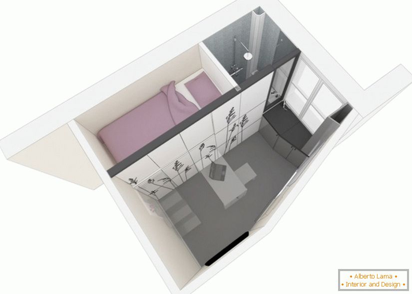 Projekcja 3D apartamentu