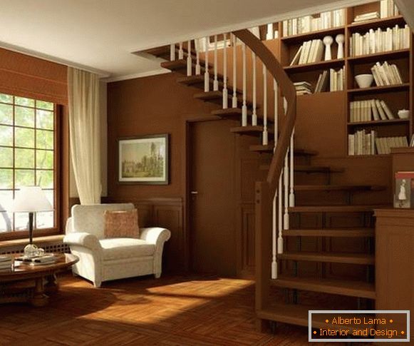 Dekoracja schodów w prywatnym domu - rodzaje schodów we wnętrzu