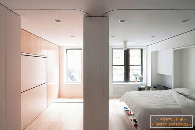 Sypialnia i dziecięcy wielofunkcyjny apartament-transformator w Nowym Jorku