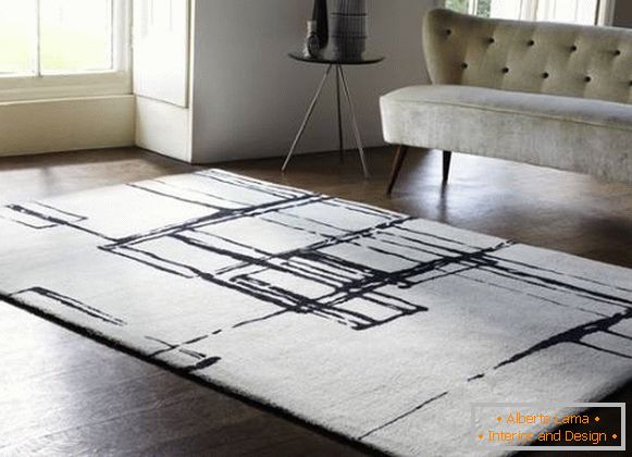 Najlepsze nowoczesne dywany i dywany na podłodze - 27 zdjęć