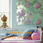 Sypialnia Mint połączona z jasnymi i delikatnymi kolorami