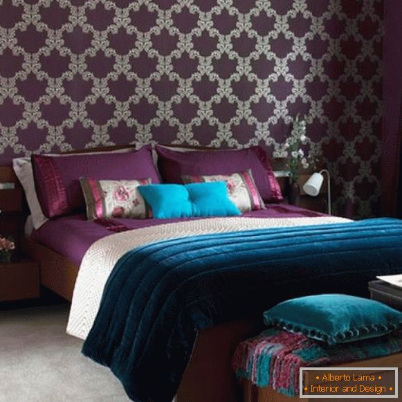Projekt sypialni w luksusowych kolorach