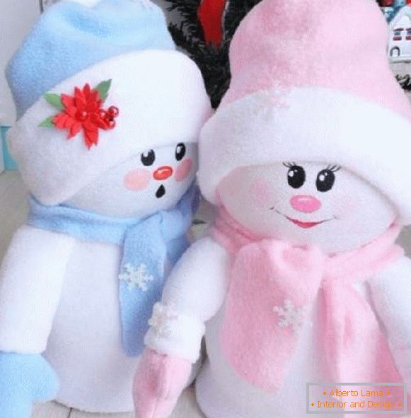 Zabawki noworoczne z polaru z własnym wzorem dłoni, zdjęcie 12