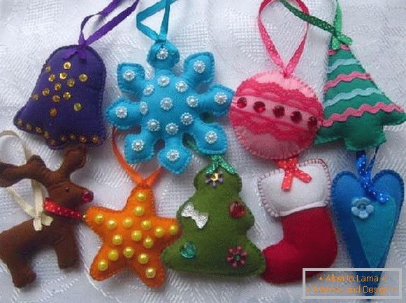 proste noworoczne zabawki wykonane z tkaniny własnymi rękami, fot. 6