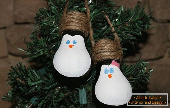 Zabawki noworoczne i płatki śniegu własnymi rękami, zdjęcie 21
