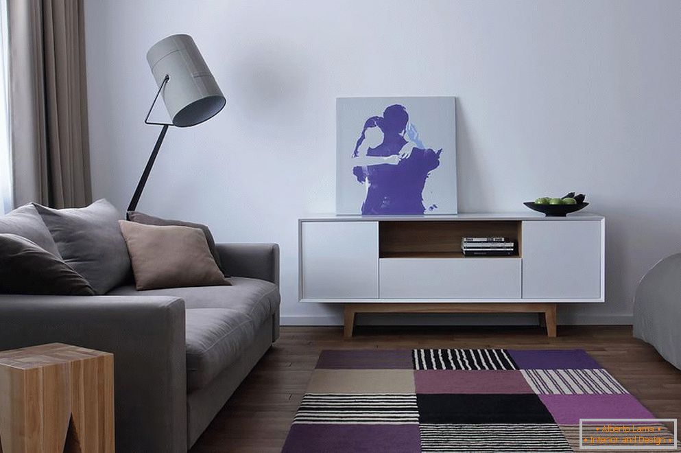 Studio w skandynawskim stylu z elementami minimalizmu