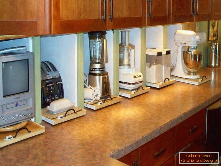 Wysuwane półki na sprzęt kuchenny