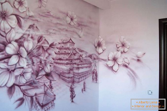 Jak ozdobić ścianę ręcznie malowaną - pomysły ze zdjęciem