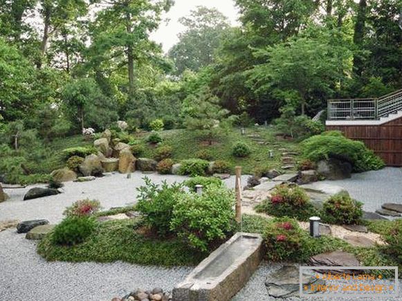 Japoński projekt ogrodu - zdjęcie Zen w pobliżu domu