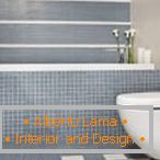 Połączenie płytki i mozaiki w projektowaniu toalety