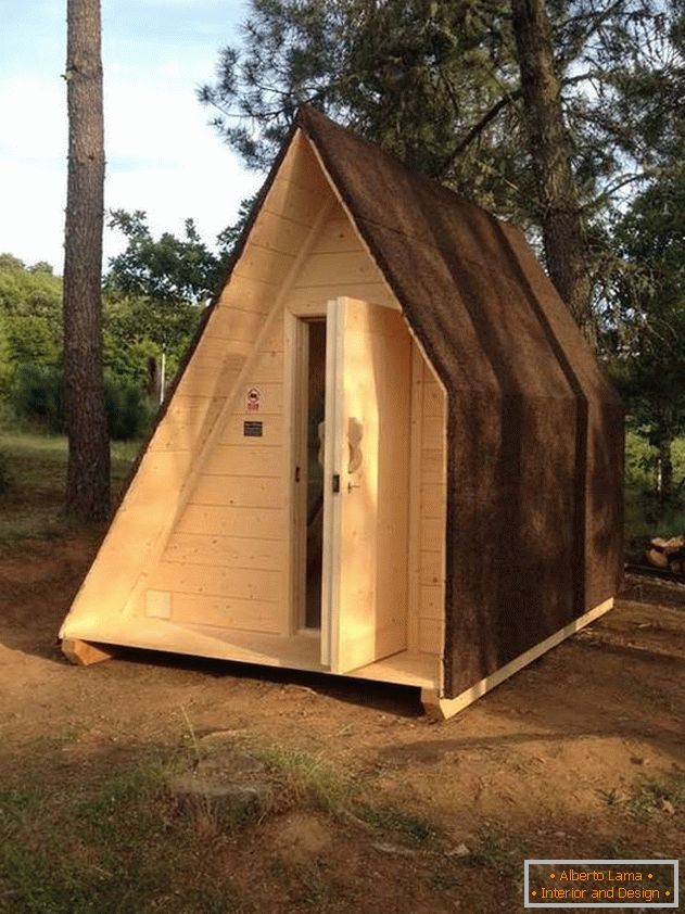 Zaprojektuj domowy mikro-dom из дерева