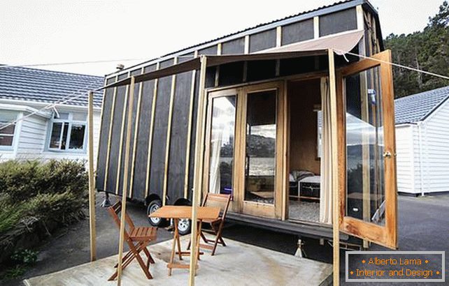 Projekt bardzo małego domu w Nowej Zelandii