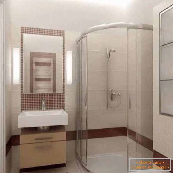 remont małej łazienki z prysznicem, fot. 30