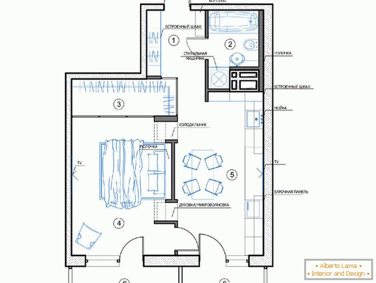 Plan małego mieszkania