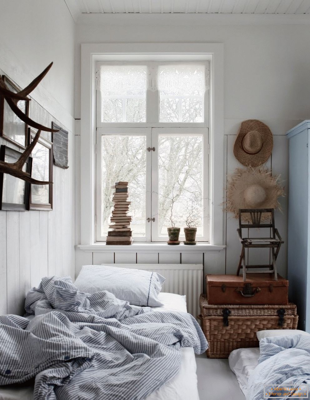 Skandynawski styl we wnętrzu sypialni, jej cechy i cechy