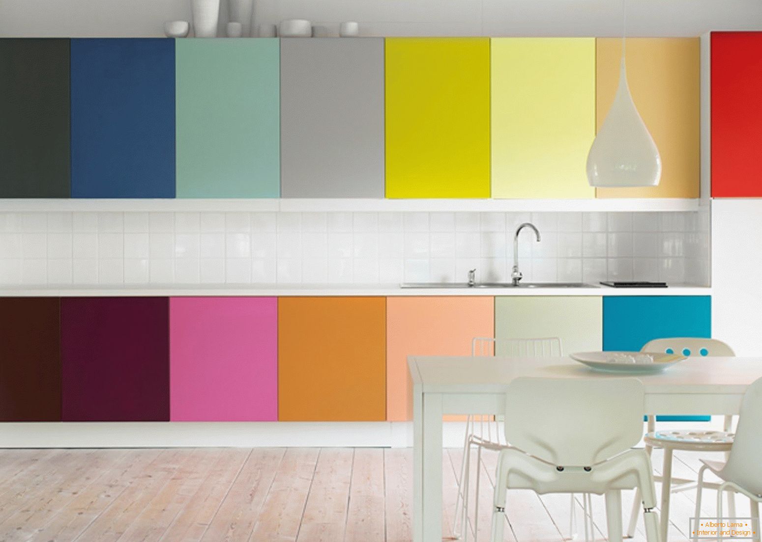 Schemat kolorów w kuchni