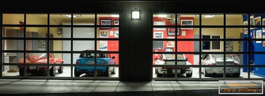 Szklane drzwi garażowe