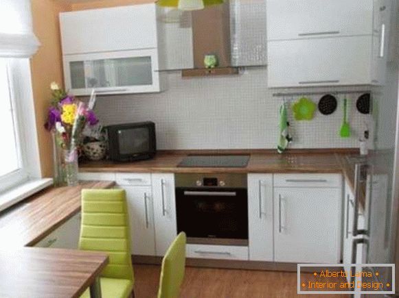 nowoczesne wnętrze małej kuchni, zdjęcie 9