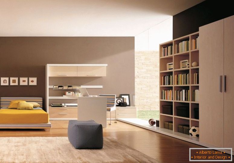 minimalistyczna nowoczesna sypialnia