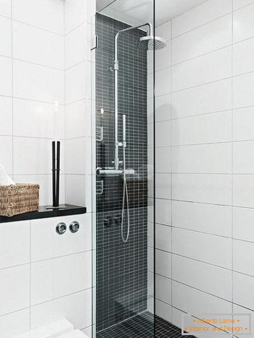 Czarno-biały kontrast w projektowaniu łazienki