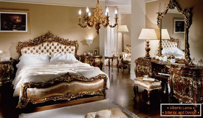 barokowa sypialnia